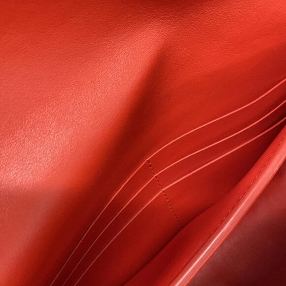 BOTTEGA VENETA Intrecciato - Red Leather Shoulder Bag 619-072925 - Picture 12 of 14